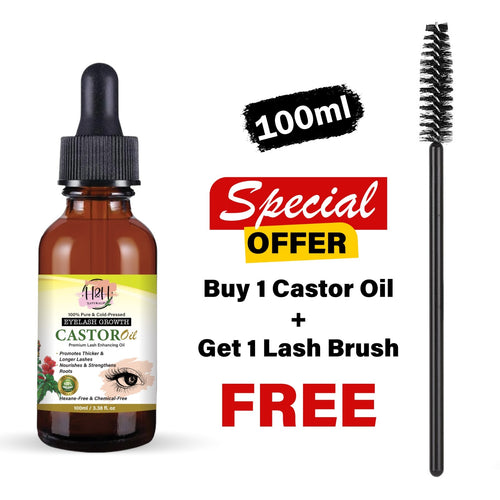 H&H Cosmetic Castor Oil Lash & Brow Kit