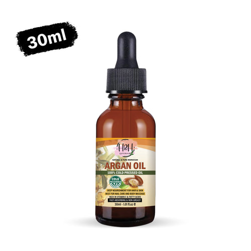 100% Pure Argan Oil | Organic Cold-Pressed Oil for Hair, Skin & Nails